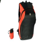 VIAGGI Folding Back Pack - Red & Black