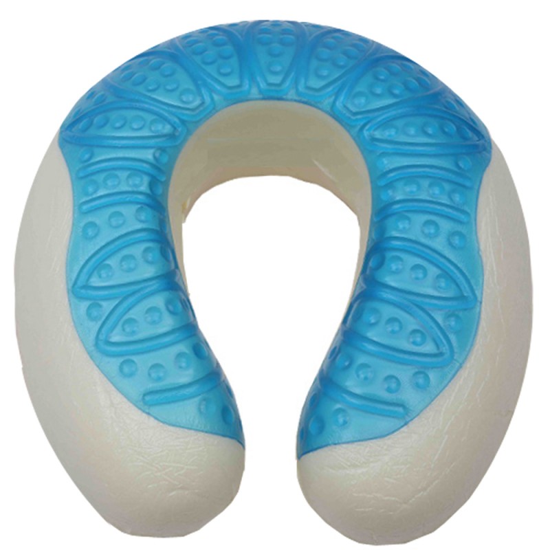 Shop Now Cooling Gel Memory Foam Travel Neck Pillow Egg Plant