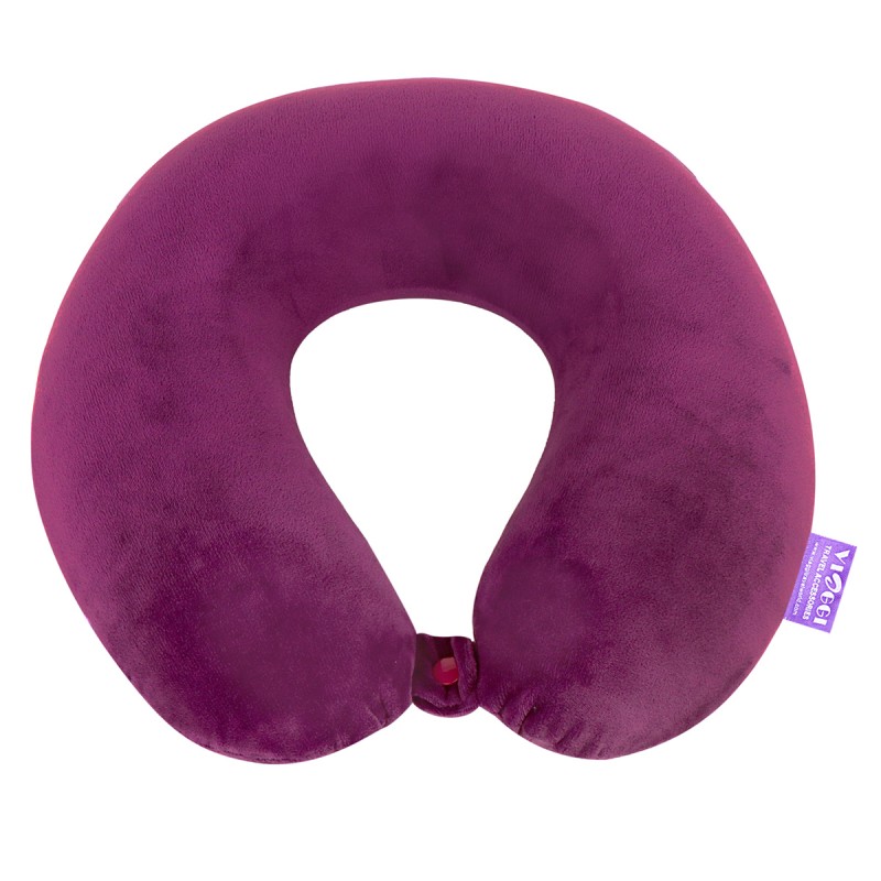 12 Ambesonne Eggplant Travel Pillow Neck Rest Purple Memory Foam Traveling Accessory for Airplane and Car Retro Inspired Stacks of Delicious Eggplants Product of Nature Ingredient Cusine Food