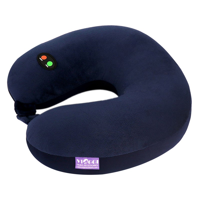Shop Now Vibrating Neck Massage Pillow - 6 mode | VIAGGI Travel World