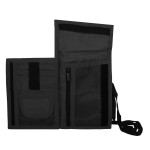 VIAGGI Unisex Travel Neck Pouch - Black