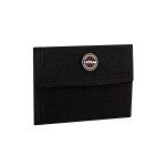 VIAGGI Unisex Travel Wallet - Black