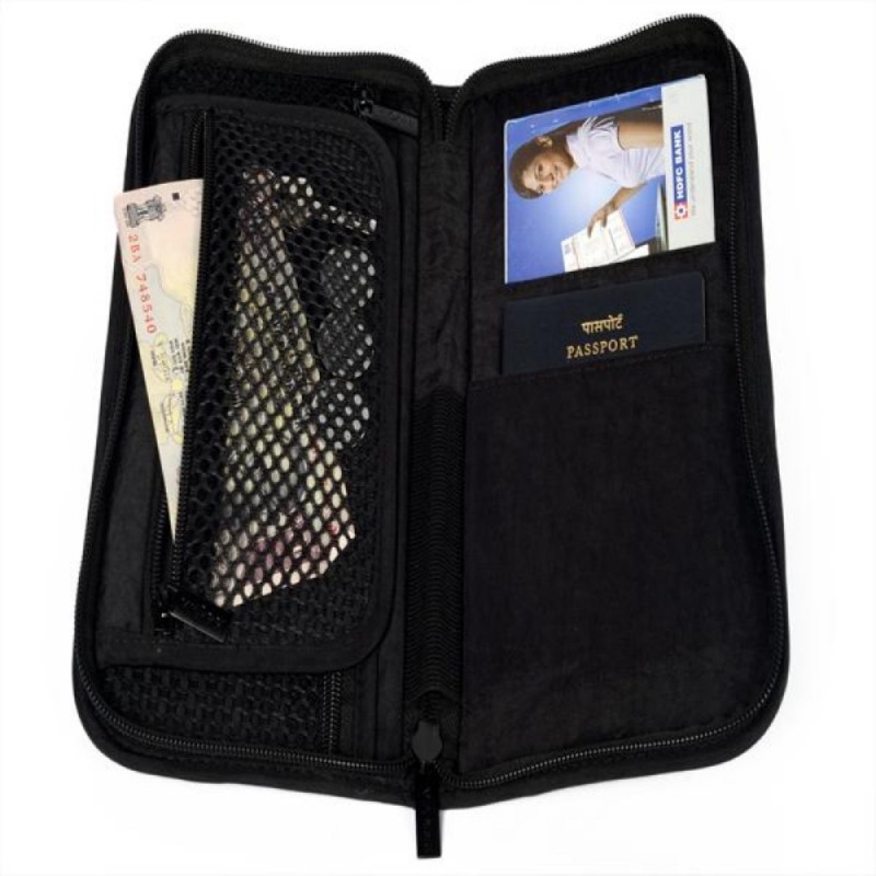 Reiseorganizer Mappe Passport Brieftasche Reisedokumente Abdeckung Important Document Organizer Bag Paperwork Certificate Organizer Aufbewahrungstasche mit Codesperre 