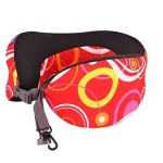 VIAGGI INOVA Memory Foam Travel Neck Pillow - Red